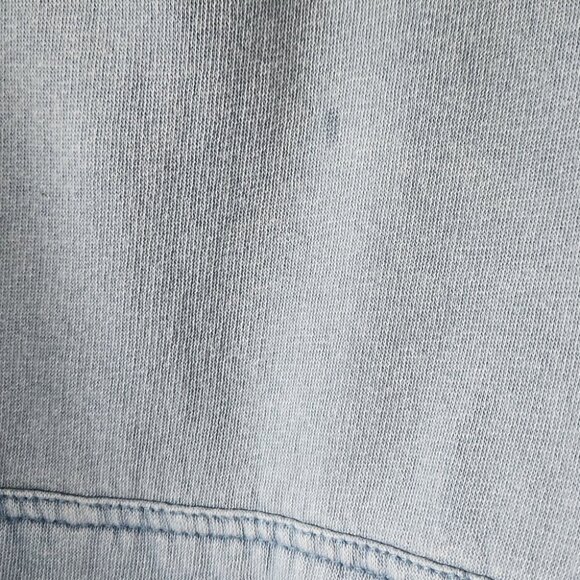 NANTUCKET | Quarter Zip Hoodie Sweatshirt Embroidered Blue mens Sz M - Picture 7 of 7